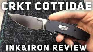 Ink&Iron Review of CRKT Cottidae Knife with Field Strip Gen II Technology