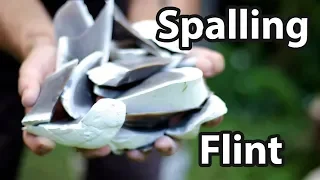 How to Spall Flint to make arrowheads