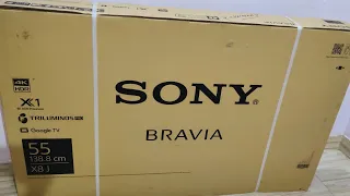 Sony x80j unboxing & installation.Sony 55" 4k TV with Google TV.#Sony Bravia@lorichhotaray