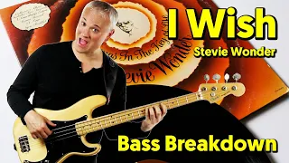 I Wish - Breakdown of a Stevie Wonder Classic (bass tabs and tutorial)