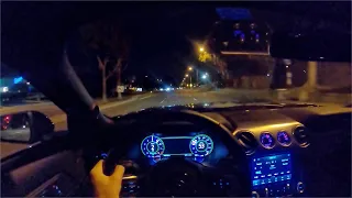 2020 Ford Mustang Bullitt POV Night Drive (3D Audio)(ASMR)