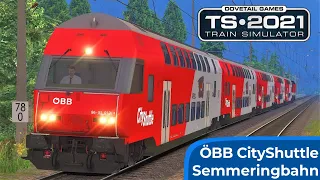 ÖBB CityShuttle: Wieselzug | TRAIN SIMULATOR 2021 | Semmeringbahn – Alpenstaubsauger ÖBB 1144