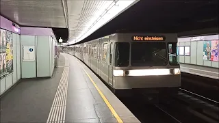 U-Bahn Wien - Linie U2 zwischen Rathaus und Karlsplatz (vor dem Umbau)