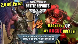 Blood Angels vs Thousand Sons - Warhammer 40K AJ's Battle Reports 10th Edition