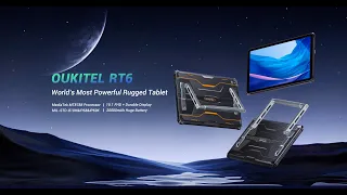 OUKITEL RT6 - Fantastic Portable Rugged Tablet! - MONSTER 20.000 mAh Battery + 8GB 256GB +10.1" FHD