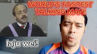 World's Fastest Talking Man in English! - Reaction (Insane speed!)