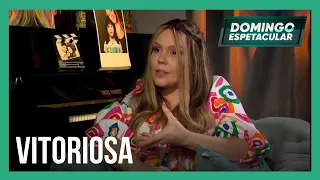 Cantora Simony fala com Roberto Cabrini sobre luta contra o câncer