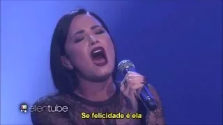 [LEGENDADO] Demi Lovato - Stone Cold Live On Ellen DeGeneres Show