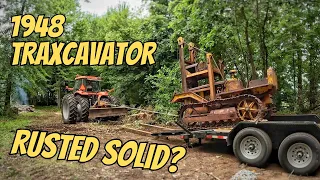 1948 Caterpillar D2 Traxcavator - Inspection and Unloading