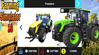 JCB Fastrac best Tractor in Farming Simulator 16 Good looking and Speedy