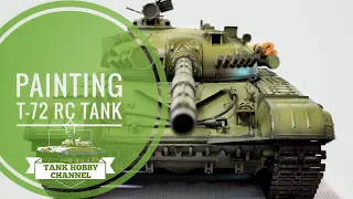 Basic Scale Model Painting On The T-72 RC Tank