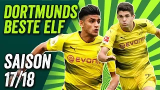 Weigl, Pulisic, Aubameyang - Dortmunds Beste Elf der Saison 2017/18