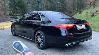 Новый Mercedes S-CLASS 2021 - FIRST LOOK экстерьер, интерьер, AMBIENT фары (AMG Line)