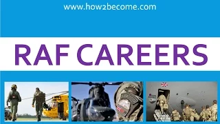 RAF careers - What careers are there in the RAF?