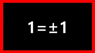 1=-1임을 증명하는 영상 (1=±1)