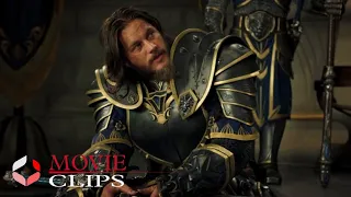 Warcraft (2016) war solves everything scene movie clips