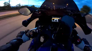 Yamaha R1 2018 - AMG fun (High speed wheelies)