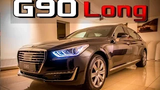 Обзор Genesis G90L 2017 V8 5.0 GDI 4WD / Тест-Драйв новый Дженезис G90 скоро...