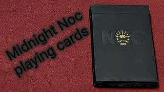 Daily deck review day 105 - Midnight Noc playing cards By Theory11 and Alex Pandrea