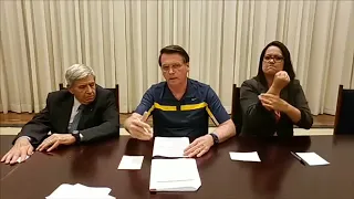 Live de Quinta-feira com o Presidente Bolsonaro (29/08/2019).