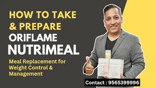 How to Take and Prepare Nutrimeal Meal Replacement for Weight Loss & Weight Management