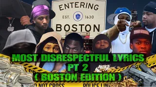 Most Disrespectful Lyrics Pt 2 | BOSTON Edition ! #Boston #BostonDrill