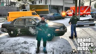 GTA 5 MODS LSPDFR 999  - GANG UNIT SNOW PATROL!!! (GTA 5 REAL LIFE PC MOD)