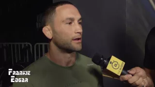 Frankie Edgar is confident heading into his fight against Jose Aldo at UFC 200