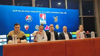 Jovana Popović posle utakmice Kraljevo - Mega u polufinalu Kupa Milan Ciga Vasojević
