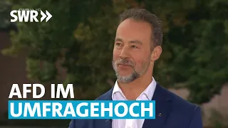 Jan Bollinger – stv. Fraktionsvorsitzender der AfD in Rheinland-Pfalz | SWR Sommerinterview