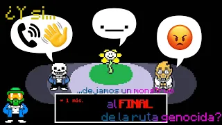 CURIOSIDADES UNDERTALE: ¿Que sucede si al final de la ruta genocida dejamos un monstruo vivo?