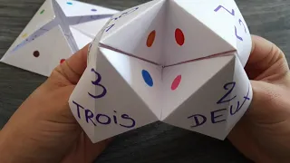 Jeu cocotte en papier - origami - Bricolage pour enfants 7