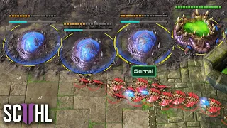 Serral's 300 IQ ZERG RUSH DEFENSE - Starcraft 2: Serral vs. Ragnarok