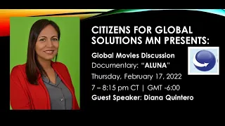 Third Thursday Global Films Discussion - “ALUNA, A JOURNEY TO SAVE THE WORLD”