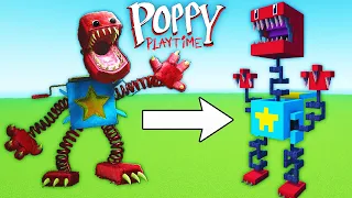 Minecraft Tutorial: How To Make A Boxy Boo Statue "Poppy Playtime"