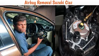 How To Remove a Steering Airbag Maruti Suzuki Ciaz | Airbag Removal Suzuki Ciaz