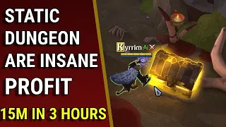 Abusing Static Dungeon Made Me Rich !!! // 15M in 3 Hours // Albion Online Solo