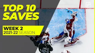 Top 10 Saves from Week 2 of the 2021-22 NHL Season