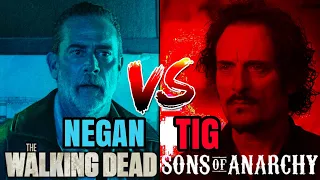 The Walking Dead & Sons Of Anarchy - Negan VS  Tig | Who Would Win?