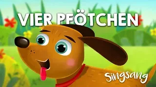 Vier Pfötchen – Singsang – Lieder für Kinder🎺☀️