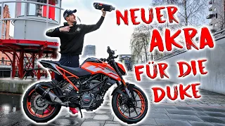 Neuer Auspuff für die KTM Duke 125!