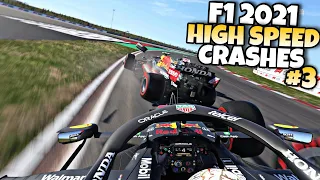 F1 2021 HIGH SPEED CRASHES #3