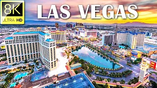 Las Vegas, Nevada, USA 🇺🇸 | The Entertainment Capital of the World | 8K ULTRA HD (60 FPS)