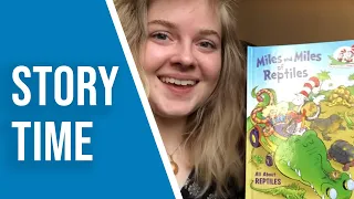 Elena Reads "Miles and Miles of Reptiles" | Story Time