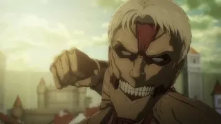 Эрен против Бронированного финальный сезон. Eren vs Reiner  - Attack on Titan Season 4