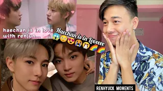 haechan being in love with renjun for 15 minutes straight | renhyuck moments | REACTION