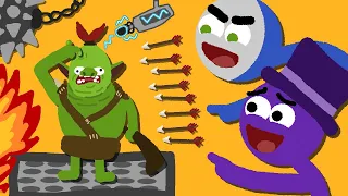 Zombey und GLP ärgern böse Orcs.