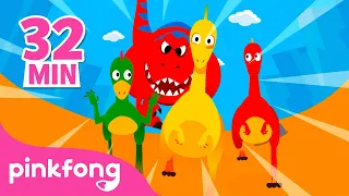 Tiga Jenis Mimus Dinosaurus | Kumpulan lagu Dinosaurus | Kartun Anak | Pinkfong & Baby Shark