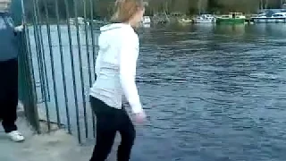 Jumping Into A River