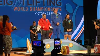 Women's +90 kg Victory Ceremony